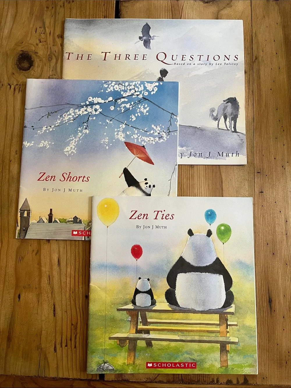 Set/3 John J. Muth SC Books Leo Tolstoy Inspired Zen Stories